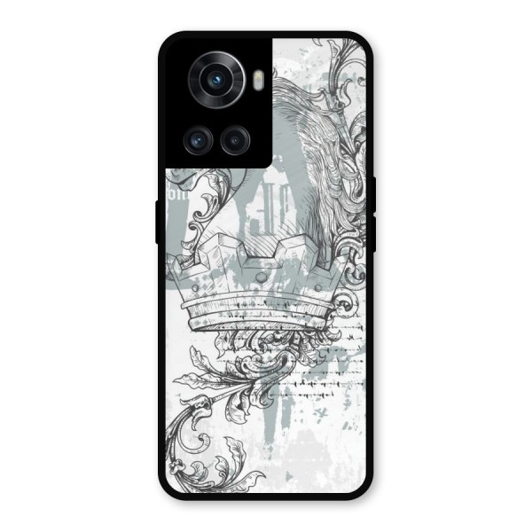 Designous Vintage Metal Back Case for OnePlus 10R